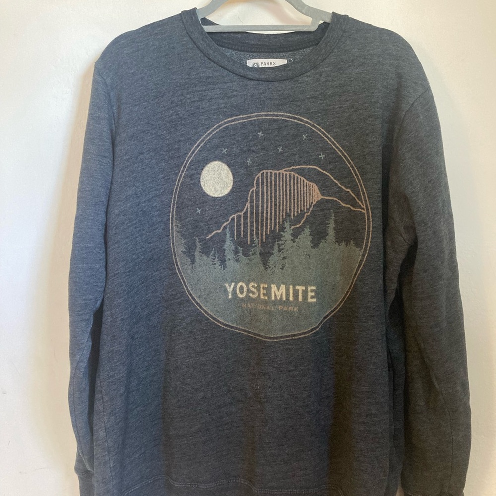 Gray Yosemite Graphic Sweater Parks Project